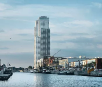 Protection coupe-feu dans la tour d’appartements Up-Site